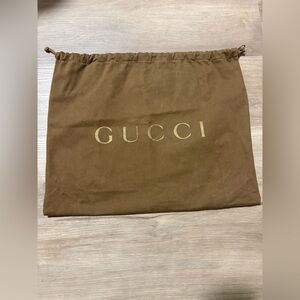 Gucci Tan Dust Bag
